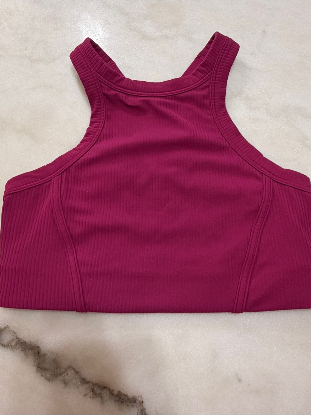 Lululemon Ribbed Nulu High-Neck Yoga Bra *Light Support, B/C Cup
Magenta Purple